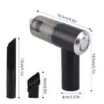 3 in 1 Mini Car Vacuum – Wireless, Rechargeable, Blower & Dust Cleaner for Car & Home - Image 4