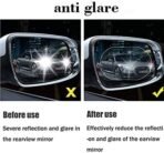 Anti-Fog & Anti-Scratch Rearview Mirror Film – HD Protective Sticker (1 Pc) - Image 3
