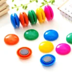 Colorful Board Magnets Circular Plastic Buttons - Image 2