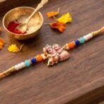 Radha Krishna Devotional Designer Rakhi - Image 3