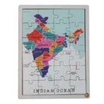 Wooden India Map Puzzle - (1 Set) - Image 4
