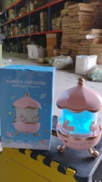 Bunny’s Carousel Rotating LED Night Light - Image 6
