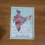 Wooden India Map Puzzle - (1 Set) - Image 2