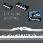 Piano Musical Keyboard With Mic 37 Music Key Keyboard For Kids Toy - Image 3