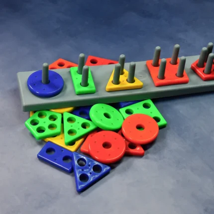 Geometric Brick - 5 Angle Matching Column Blocks for Kids – Preschool Learning Toy
