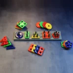 Geometric Brick - 5 Angle Matching Column Blocks for Kids – Preschool Learning Toy - Image 5