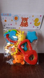 Plastic Baby Rattle Toys 5 Pcs Set - Image 5