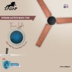 Zadap STROM 1200mm High Speed BLDC Ceiling Fan with Remote(Wooden) - Image 5