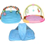 Multipurpose Baby Play Gym and Sleeping Mat (Mix Design / 1 Pc) - Image 4