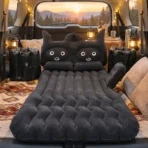 Cute Car Air Mattress Set with Black Cat Pillow for Comfortable Sleeping on the Go (1 Set) - Image 4