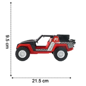 Funwoods Free-Wheel Racing Jeep Toy Car - (1 Pc) - Image 5