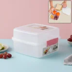 1 Large and 3 Small -Compartment 1400 ML Multipurpose Lunch Box (1400 ML / 1 Pc) - Image 5