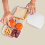 1 Large and 3 Small -Compartment 1400 ML Multipurpose Lunch Box (1400 ML / 1 Pc) - Image 7