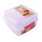 1 Large and 3 Small -Compartment 1400 ML Multipurpose Lunch Box (1400 ML / 1 Pc) - Image 3
