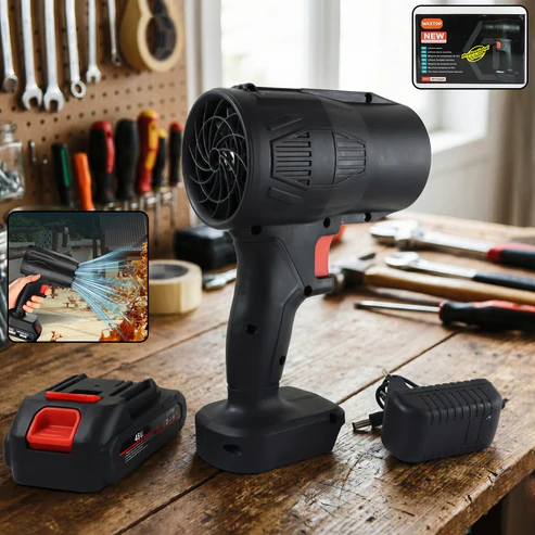 CordlessLeafBlower-WOSKU-01 High-Power Cordless Leaf Blower Fan with Rechargeable Battery (1 Pc) - Image 1
