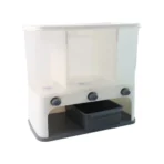 Easy Flow Cereal Dispenser for Kitchen 3 in 1 Push Button Wall Mount Container - Image 4