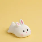 Cute Soft Bunny Night Light for Kids – Warm Glow Silicone Animal Bedside - Image 2
