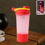 Supermom Plastic Premium Booster Gym Shaker Bottle with Mixing Ball (550ml / 1 Pc) - Image 7