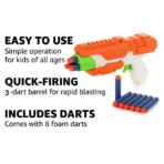 Z Master Toy Gun with Foam Bullets Compact Shooting Toy for Kids - Image 3