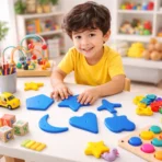 Kids Learning Shape Puzzle Toy Set (6 Pc) - Image 5