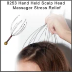 Hand Held Scalp Head Massager Stress Relief - Image 3