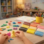 Kids Creative Modelling Clay – Multi-Color DIY Craft & Learning Kit (160g x 24 Bars) - Image 3