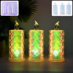 LED Flameless Decorative Candle Lights (3 Pc / Set)