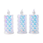LED Flameless Decorative Candle Lights (3 Pc / Set) - Image 4