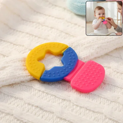 Little Star Teether for Babies – Safe, Soft, and Colorful Teething Toy