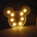 Mickey Shaped LED Decorative Night Light (1 Pc) - Image 3