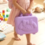 Kids Bear-Shaped Hard Shell Storage Carry Case with Handle (Mix Design) - Image 3