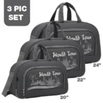 3 Piece Travel Duffel Bag Set – Lightweight Shoulder Strap - Image 5
