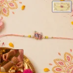 Lord Krishna and Radha Designer Rakhi (1 Pc) - Image 2