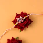 Lord Krishna and Radha Designer Rakhi (1 Pc) - Image 3