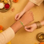 Peacock Design Premium Rakhi (1 Pc) - Image 3