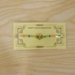 Peacock Design Premium Rakhi (1 Pc) - Image 5