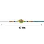 Peacock Design Premium Rakhi (1 Pc) - Image 4