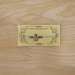 Lord Krishna Designer Rakhi with Blue Beads (1 Pc) - Image 5