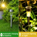 Solar Lawn Lamp Set of 12 Pc - Image 4