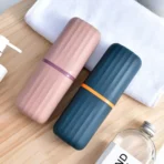 Plastic Hygienic Toothbrush Travel Portable Case (2 Pc) - Image 5