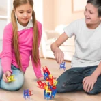 Colorful Mini Chair Stacking Game Fun Balance Puzzle Toy for Kids and Family - Image 2