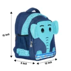 Cute Blue Elephant Kids Backpack for Boys & Girls - Image 5