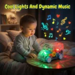 Kids Transparent Musical Light-Up School Bus Toy (1 Pc) - Image 4