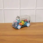 Kids Transparent Musical Light-Up School Bus Toy (1 Pc) - Image 5