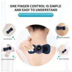 Portable USB Neck Massager Electric Neck Massager - Image 3