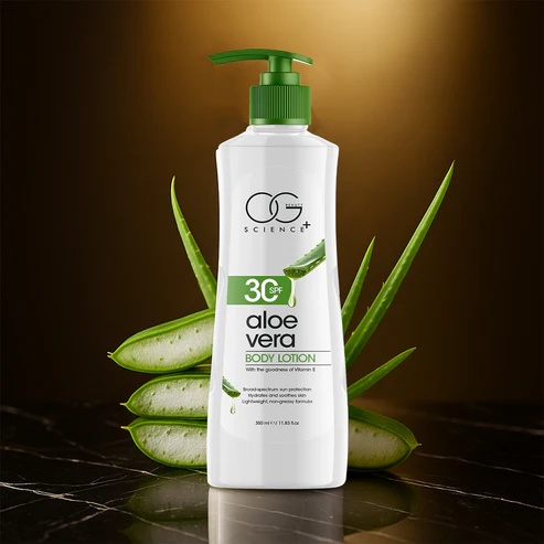 bodylotion1 OG Beauty Science Aloe Vera Body Lotion (350ML / 1 Pc) - Image 1