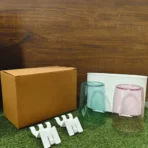 Self adhesive Toothbrush Holder 2 cup set - Image 5