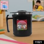 1 Pc Apex Cat Mug – 250 ml Stainless Steel Insulated Inner with Cute Cat Print