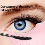 Multifunctional Easy To Clean Curved Silicone Eyeliner (1 Pc) - Image 4