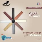 Zadap STROM 1200mm High Speed BLDC Ceiling Fan with Remote(Wooden) - Image 4
